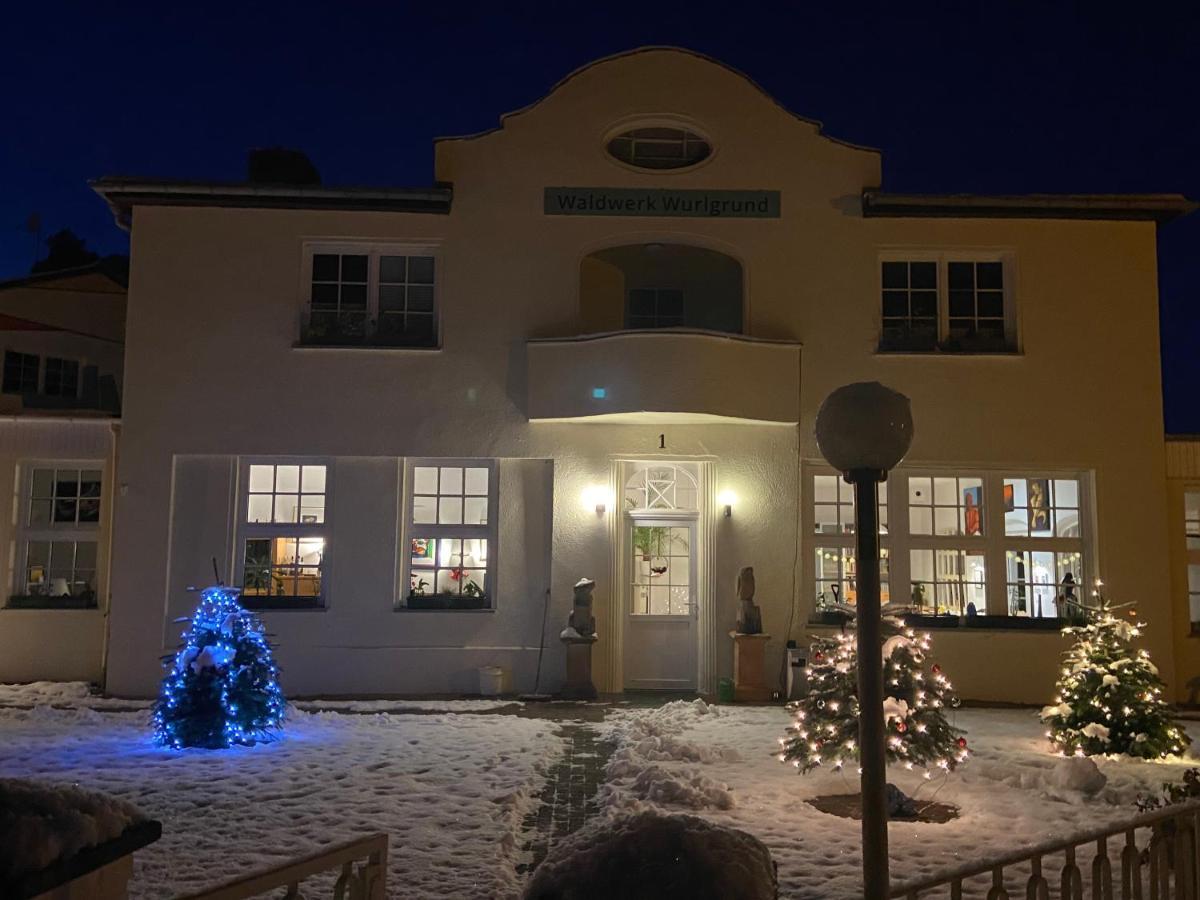Waldwerk Wurlgrund Lychen Aparthotel Bagian luar foto